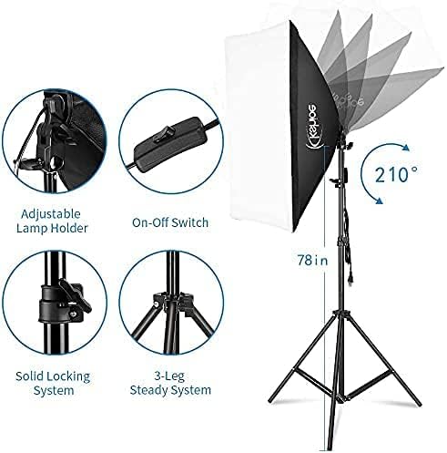 Photography Lighting Kit, 6.5x10feet/2x3m Backdrops Stand Support System, 5 in 1 reflectors, 1600w 5500k, alternate view 3