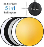 Photography Lighting Kit, 6.5x10feet/2x3m Backdrops Stand Support System, 5 in 1 reflectors, 1600w 5500k, alternate view 4