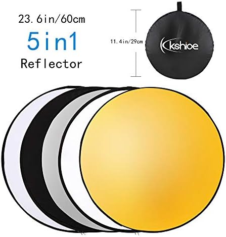 Photography Lighting Kit, 6.5x10feet/2x3m Backdrops Stand Support System, 5 in 1 reflectors, 1600w 5500k, alternate view 4