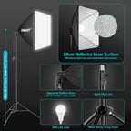 Photography Lighting Kit with 10x10Ft Heavy Duty Backdrop Stand Kits in 10x10Ft, alternate view 6