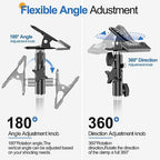 Photography Reflector Holder, Photo Video Studio 5/8" Heavy Duty Metal Clamp Attachment, Light Stand Clip Mount, alternate