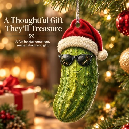 Pickle Gifts, Pickle Ornament, Christmas Pickle Ornament, Pickle Ornaments for Christmas Tree, Christmas Pickle, alternate