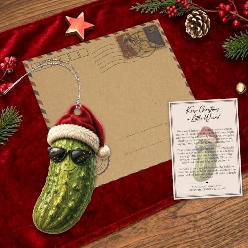 Pickle Gifts, Pickle Ornament, Christmas Pickle Ornament, Pickle Ornaments for Christmas Tree, Christmas Pickle, alternate