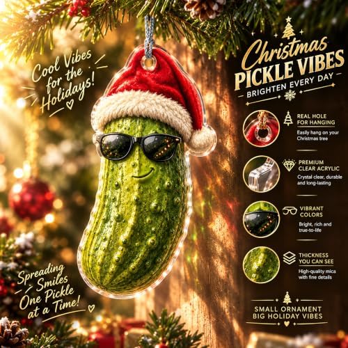 Pickle Gifts, Pickle Ornament, Christmas Pickle Ornament, Pickle Ornaments for Christmas Tree, Christmas Pickle, alternate