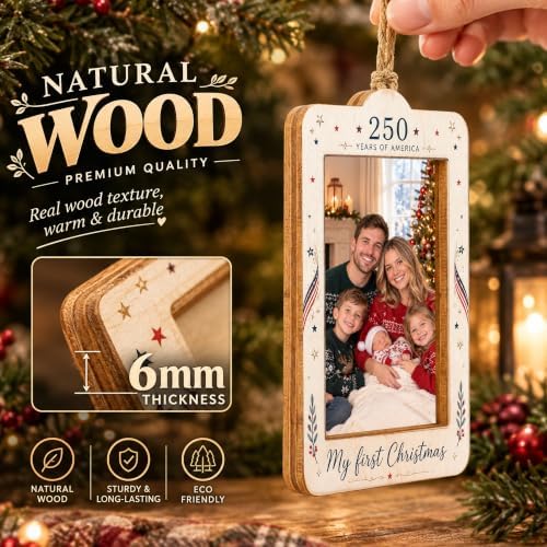 Picture Frame Ornaments for Tree, Picture Ornaments, Picture Frame Ornament in 250 Photo Frame 1, alternate view 5