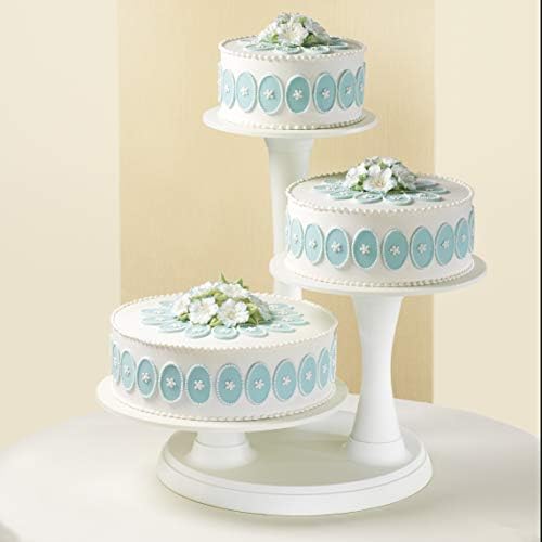 Pillar Style 3-Tier Cupcake, Dessert, and Cake Stand in White, alternate view 5