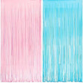 Pink and Blue Party Photo Backdrop - 3.2ft X 8.2ft - 2 Packs