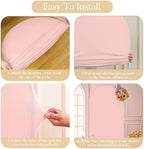 Pink Arch Backdrop Cover 7.2FT Party Wedding Arch Covers Stretchy Backdrop Baby Shower Bridal Shower Birthday, alternate view