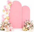 Pink Arch Backdrop Cover Set, 7ft&6ft in 7.2FT/6FT in Pink