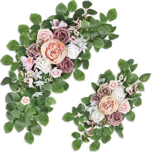 Pink Arch Flowers for Wedding, Artificial Flowers for Wedding