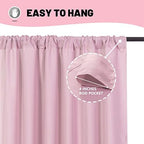 Pink Backdrop Curtain for Parties, Photography Backdrop, 5ft x 7ft, 2 PCS in 5ft x 7ft (2 Panels) in Baby Pink, alternate