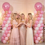 Pink Balloons Stand Column Kits Set of 2 Balloon Towers, alternate view 2