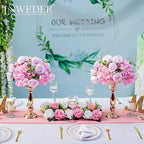Pink Flowers Balls for Centerpieces: 15.7in Diam, 10 Pcs in Pink, alternate view 5