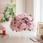 Pink Flowers Balls for Centerpieces: 15.7in Diam, 10 Pcs in Pink, alternate view 6