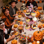 Pink Halloween Cake Stand, Halloween Party Favors, Cupcake Stand for 24 Cupcakes,3 Tier Cardboard Cupcake, alternate view 7
