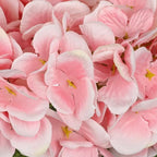 Pink Hydrangea Artificial Flowers in Vase Medium 7inch Silk Fake Hydrangeas Flowers Arrangements with Medium, alternate view
