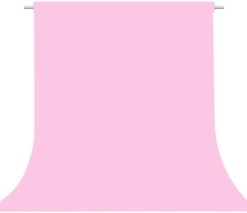 Pink Photography Backdrop for Photoshoot, Fabric 10x20ft in 10x20ft