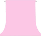 Pink Photography Backdrop for Photoshoot, Fabric 8x10ft in 8x10ft