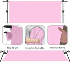 Pink Photography Backdrop for Photoshoot, Fabric 8x10ft in 8x10ft, alternate view 6