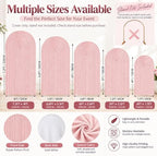 Pink Ripples Pattern Arch Backdrop Cover for Birthday Party Wedding Baby Shower Decorations Chiara Backdrops, alternate view