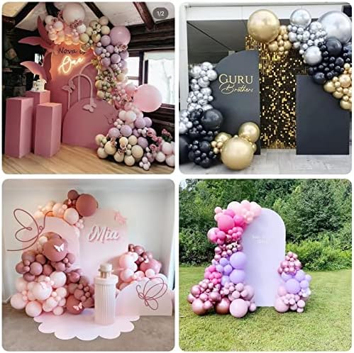 Pink Ripples Pattern Arch Backdrop Cover for Birthday Party Wedding Baby Shower Decorations Chiara Backdrops, alternate view