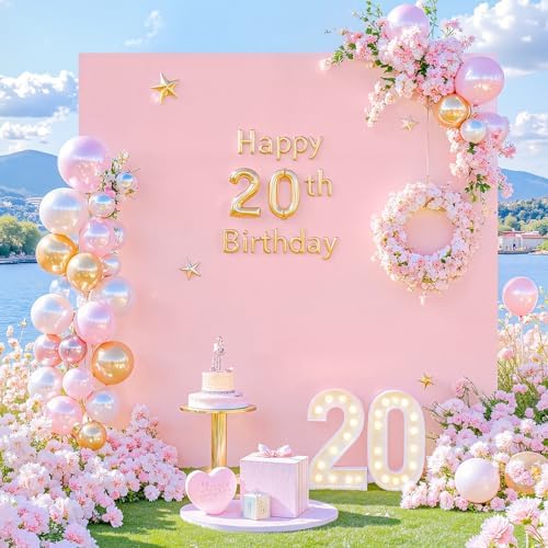 Pink Square Arch Backdrop Cover 8×8FT Spandex Arch Covers Fitted Wedding Balloon Arch Backdrop Stretchy Cover, alternate view