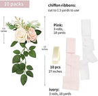 Pink Wedding Aisle Decorations Set of 10, alternate view 3