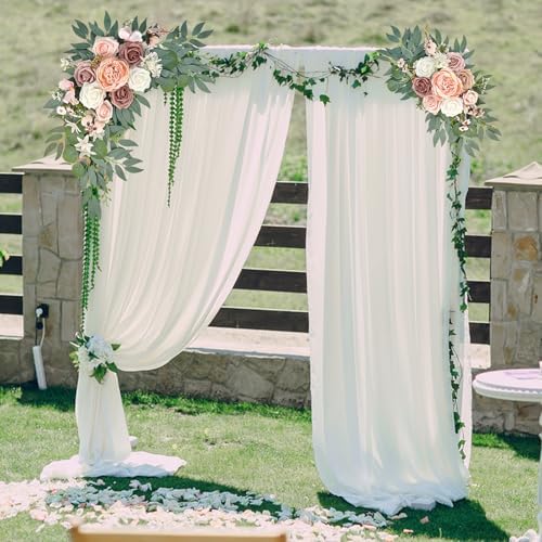 Pink Wedding Arch Flowers Set of 2, alternate view 5