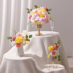 Pink Yellow Artificial Flowers Combo Box Set for Wedding Bouquets Home Decor in Pink Yellow, alternate view 3