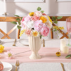 Pink Yellow Artificial Flowers Combo Box Set for Wedding Bouquets Home Decor in Pink Yellow, alternate view 4