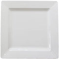 Pinstripes Ceramic Square Platter K9 in 13" X 13" in Square