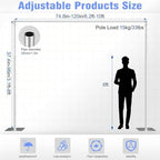 Pipe and Drape Backdrop Stand 10FT x 8FT, Adjustable Backdrop Stand Heavy Duty, Background Stand, Backdrop Stand, alternate