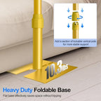 Pipe and Drape Backdrop Stand Heavy Duty 12x10ft -Gold in 12x10ft, alternate view 4