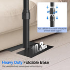 Pipe and Drape Backdrop Stand Heavy Duty 8.9x10ft -Black in 8.9x10ft in Black, alternate view 3