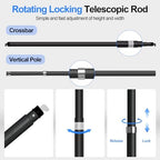 Pipe and Drape Backdrop Stand Heavy Duty 8.9x10ft -Black in 8.9x10ft in Black, alternate view 4