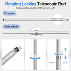 Pipe and Drape Backdrop Stand Kit Heavy Duty 12x10ft in 12x10ft in Sliver, alternate view 3