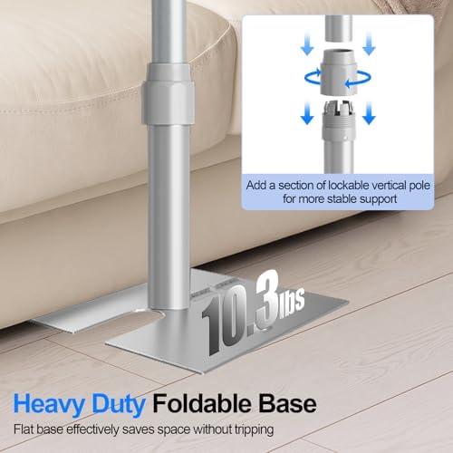 Pipe and Drape Backdrop Stand Kit Heavy Duty 12x10ft in 12x10ft in Sliver, alternate view 4