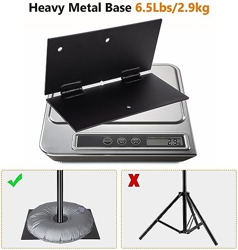 Pipe and Drape Photography Backdrop Stand Kit Adjustable Photo Background Stand 10ft x 6.5ft with Metal Base for, alternate