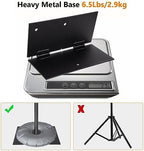 Pipe and Drape Photography Backdrop Stand Kit Adjustable Photo Background Stand 10ft x 6.5ft with Metal Base for, alternate