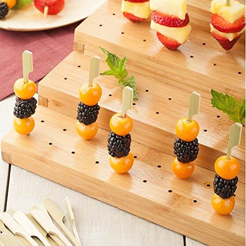 Pixy 180 Hole Bamboo Skewer Holder, 14 1/4 In, 1 Ct in Brown, alternate view 4