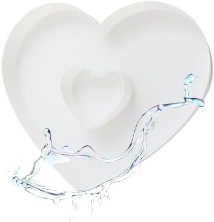 Plastic Fillable Heart Charcuterie Box, 10in Reusable Heart Shaped Tray for Birthday, Anniversary, Party, alternate view 3