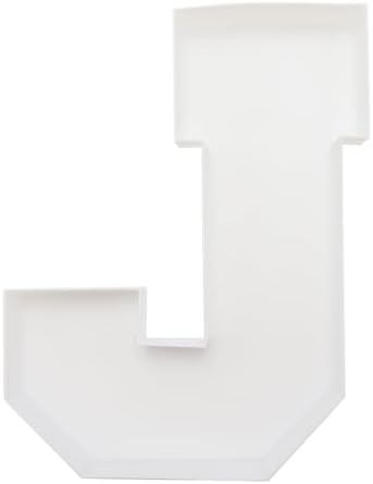 Plastic Fillable Letter Charcuterie Box, 10in Reusable Alphabet Shaped Tray for Birthday Anniversaries, Party, alternate view