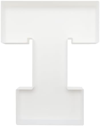 Plastic Fillable Letter Charcuterie Box, 10in Reusable Alphabet Shaped Tray for Birthday Anniversaries, Party, alternate view
