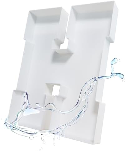 Plastic Fillable Letter Charcuterie Box, 10in Reusable Alphabet Shaped Tray for Birthday Anniversaries, Party, alternate view
