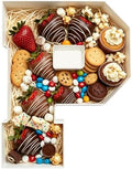 Plastic Fillable Letter Charcuterie Box, 10in Reusable Alphabet Shaped Tray for Birthday Anniversaries, Party