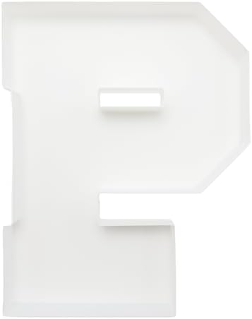 Plastic Fillable Letter Charcuterie Box, 10in Reusable Alphabet Shaped Tray for Birthday Anniversaries, Party, alternate view