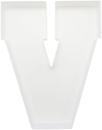 Plastic Fillable Letter Charcuterie Box, 10in Reusable Alphabet Shaped Tray for Birthday Anniversaries, Party, alternate view