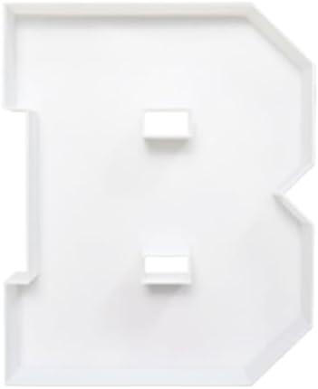 Plastic Fillable Letter Charcuterie Box, 10in Reusable Alphabet Shaped Tray for Birthday Anniversaries, Party, alternate view