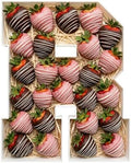 Plastic Fillable Letter Charcuterie Box, 10in Reusable Alphabet Shaped Tray for Birthday Anniversaries, Party