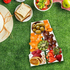 Plastic Fillable Letter Charcuterie Box, 10in Reusable Alphabet Shaped Tray for Birthday Anniversaries, Party, alternate view